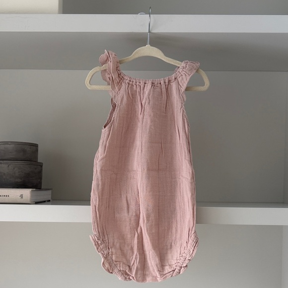 Jamie Kay Pink Ruffle Romper - Picture 3 of 3